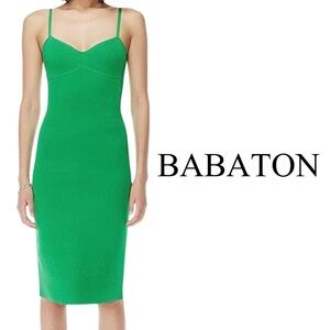 Babaton Green Midi Dress